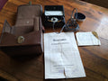 Dr. B. Lange Standard-Luxmeter I no. 2798 with light sensor, leather carrying case, warranty certificate and handwritten note

