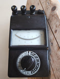 Vintage Gossen UVA universal meter in black bakelite with rotary selector and analog scale
