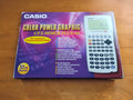 Original box for the Casio CFX-9850GB PLUS-WE White Edition Color Power Graphic calculator.

