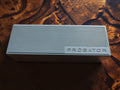 Original gray ribbed storage case with PROBATOR lettering for the IVO mechanical hand tachometer
