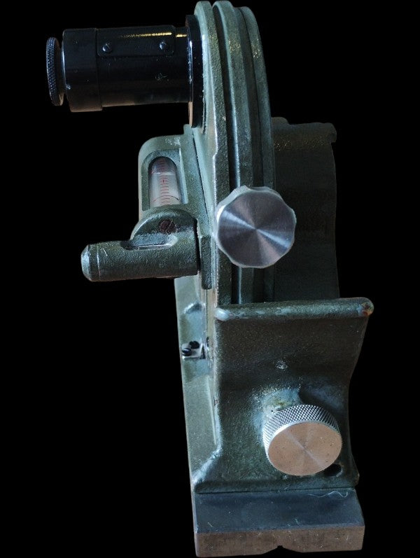 Carl Zeiss Jena optische precisie-neigingsmeter nr. 264 in houten kist