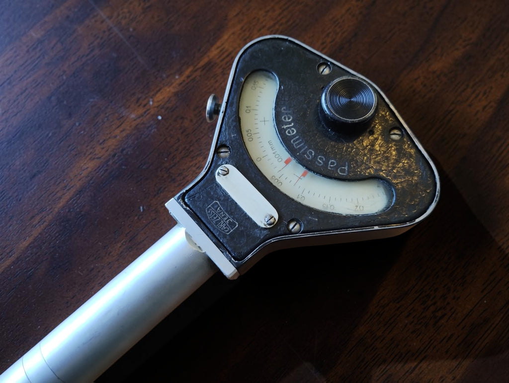 Carl Zeiss Jena Passimeter 3 stagiair meetinstrument / gatmeter
