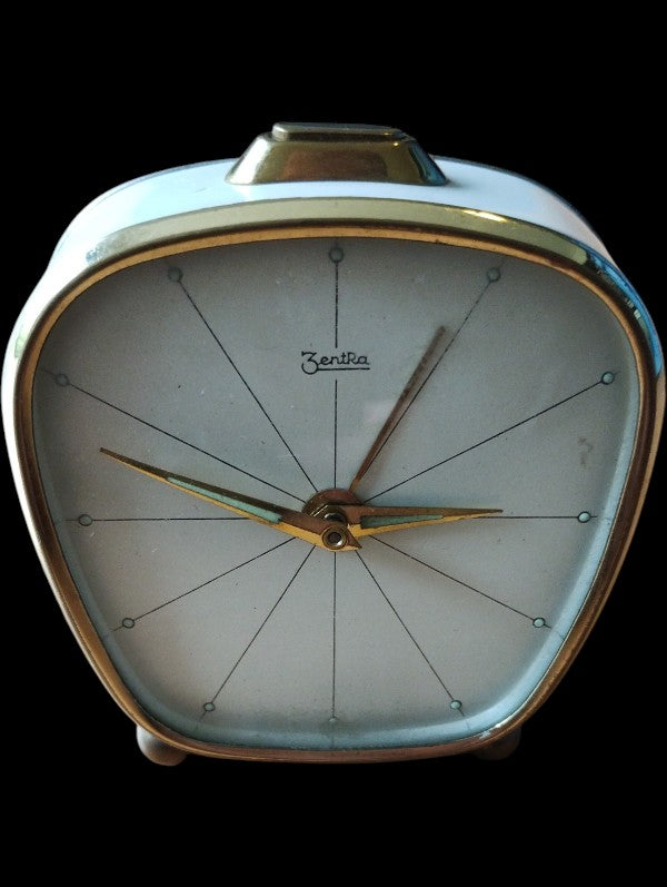 ZentRa mechanische vintagewekker in mid-century-stijl
