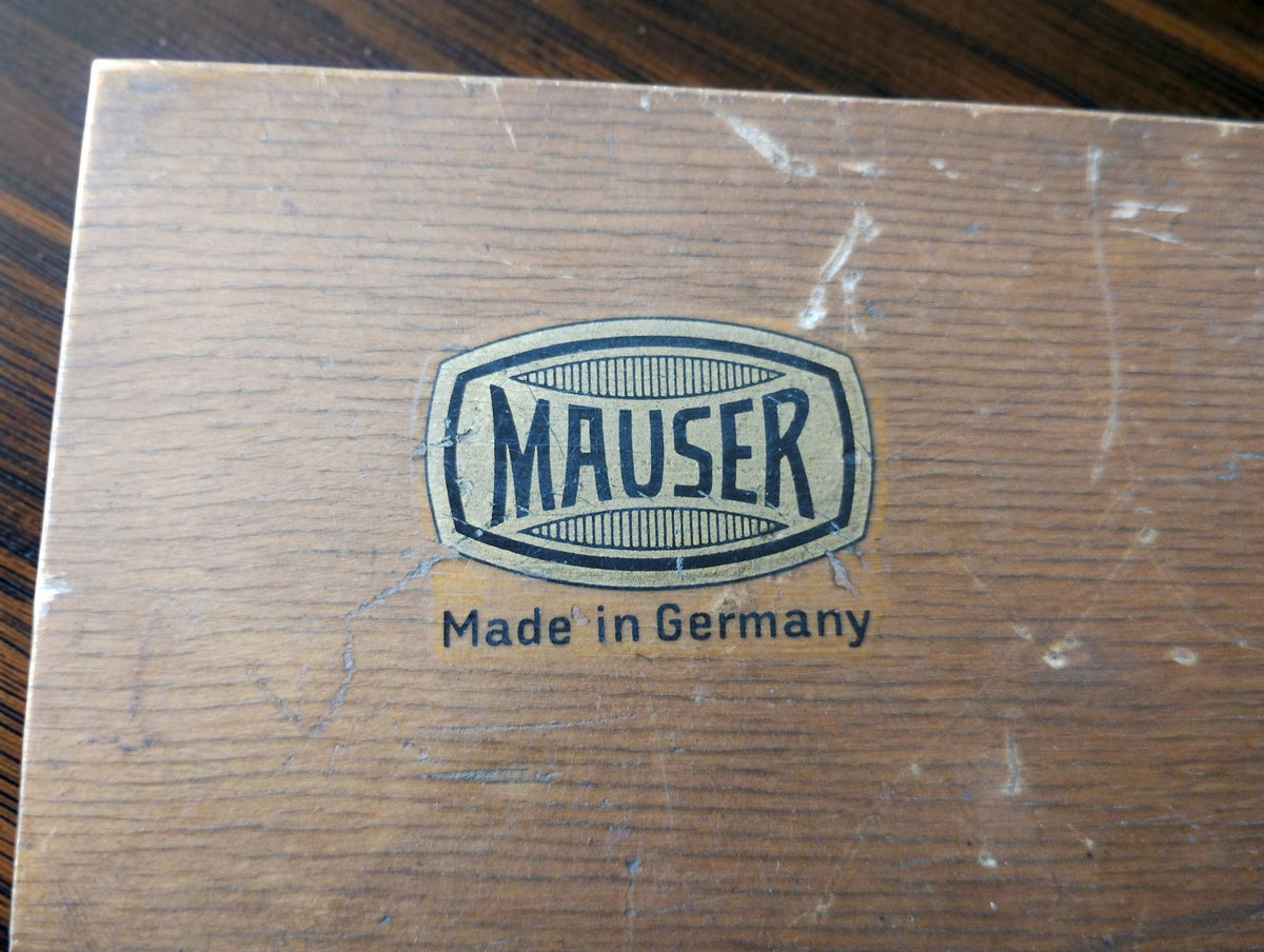 MAUSER dubbele micrometer met twee meetklokken, 0–25 mm