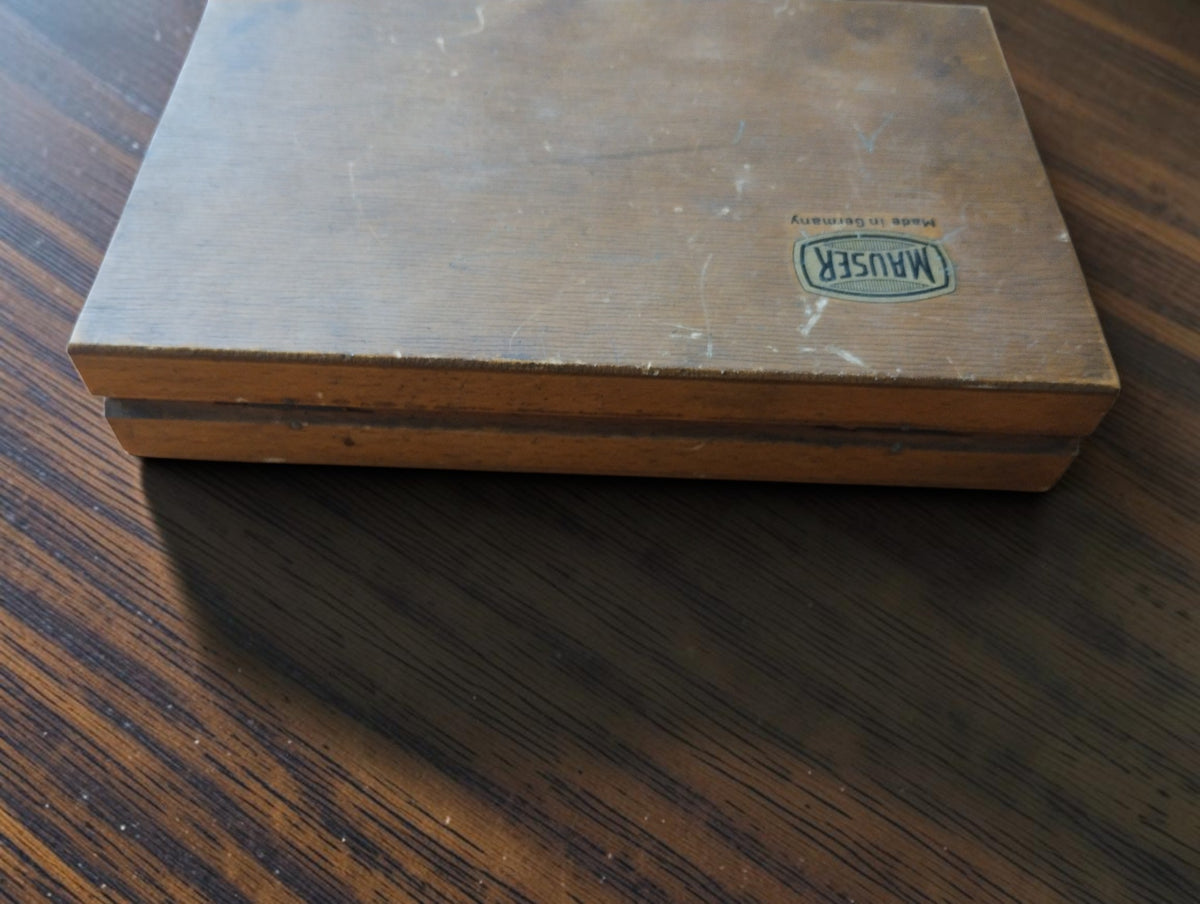 MAUSER dubbele micrometer met twee meetklokken, 0–25 mm