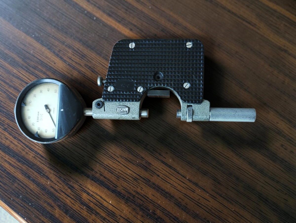 Mauser indicatiemicrometer / Passameter, 0–25 mm, 7 Steine