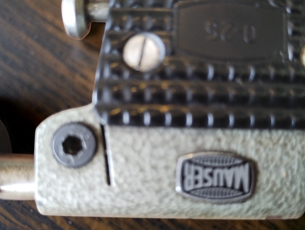 Mauser indicatiemicrometer / Passameter, 0–25 mm, 7 Steine