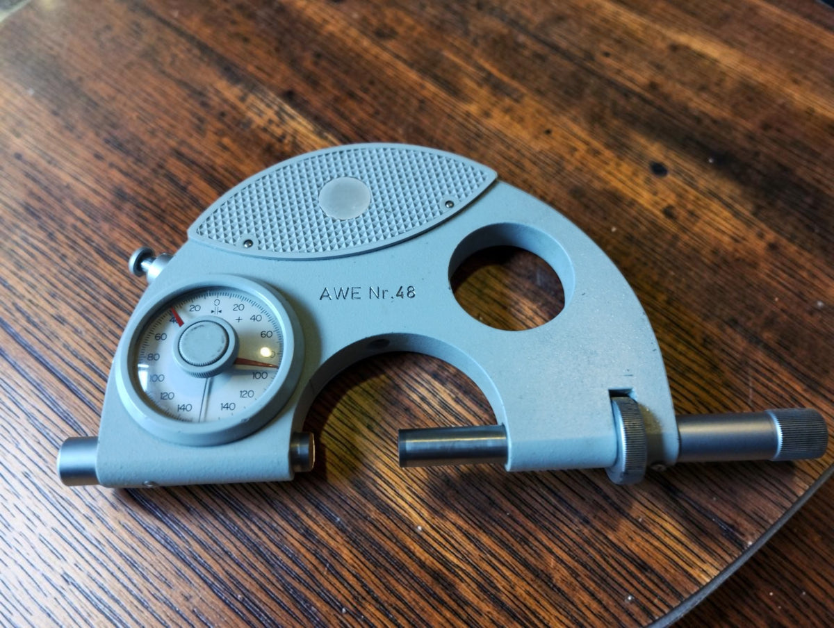 Carl Zeiss Jena Passameter 25–50 mm, gemarkeerd AWE Nr. 48
