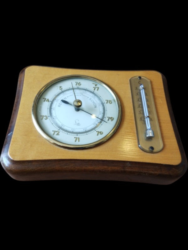 Vintage G. Lufft 4311 Wall Barometer with Liquid Thermometer
