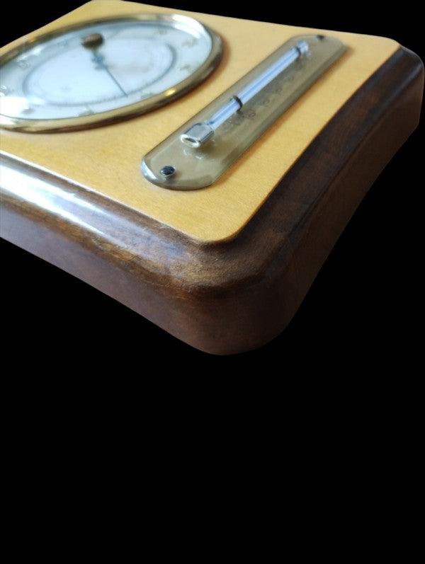 Vintage G. Lufft 4311 Wall Barometer with Liquid Thermometer
