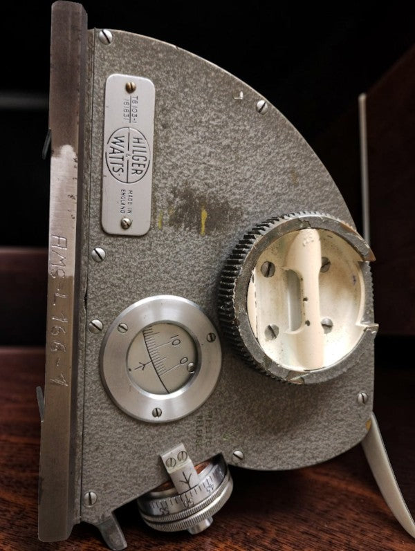 Hilger & Watts TB103-1 Precision Bubble Clinometer with Wooden Case
