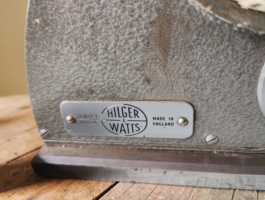 Hilger & Watts TB103-1 Precision Bubble Clinometer with Wooden Case
