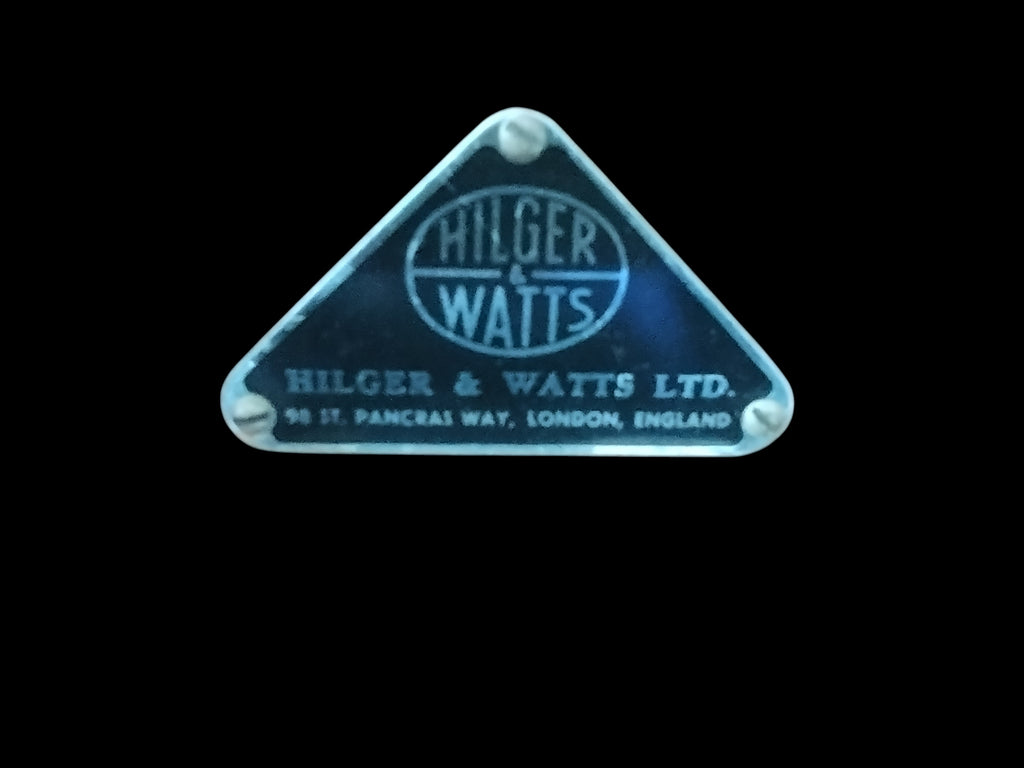 Hilger & Watts TB103-1 Precision Bubble Clinometer with Wooden Case

