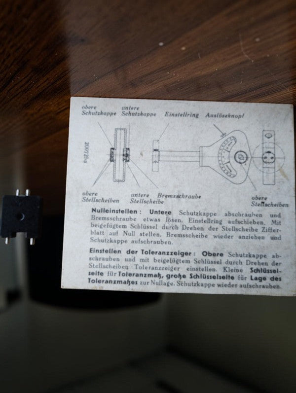 Carl Zeiss Jena Passimeter Internal Bore Gauge, 52–80 mm
