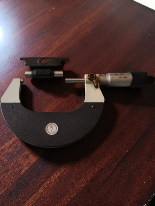 FMS Suhl outside micrometer 50–75 mm – GDR, with storage case