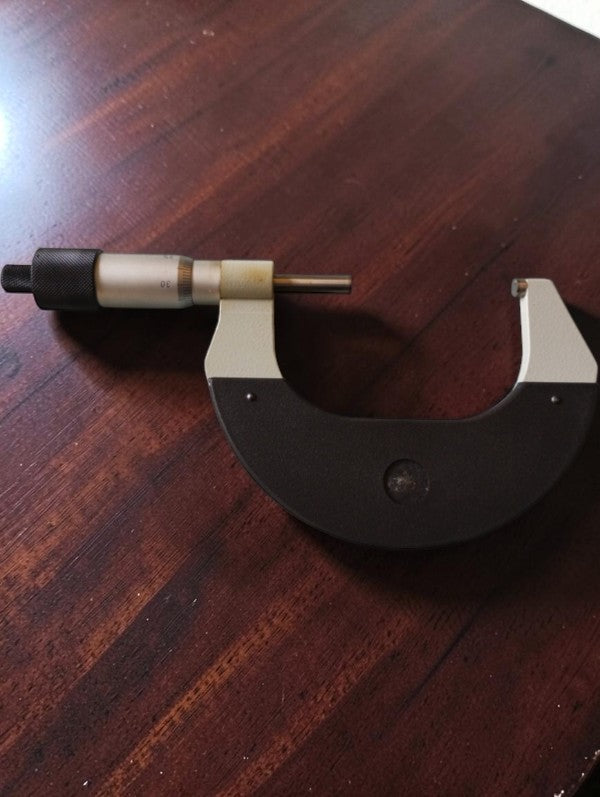 FMS Suhl outside micrometer 50–75 mm – GDR, with storage case