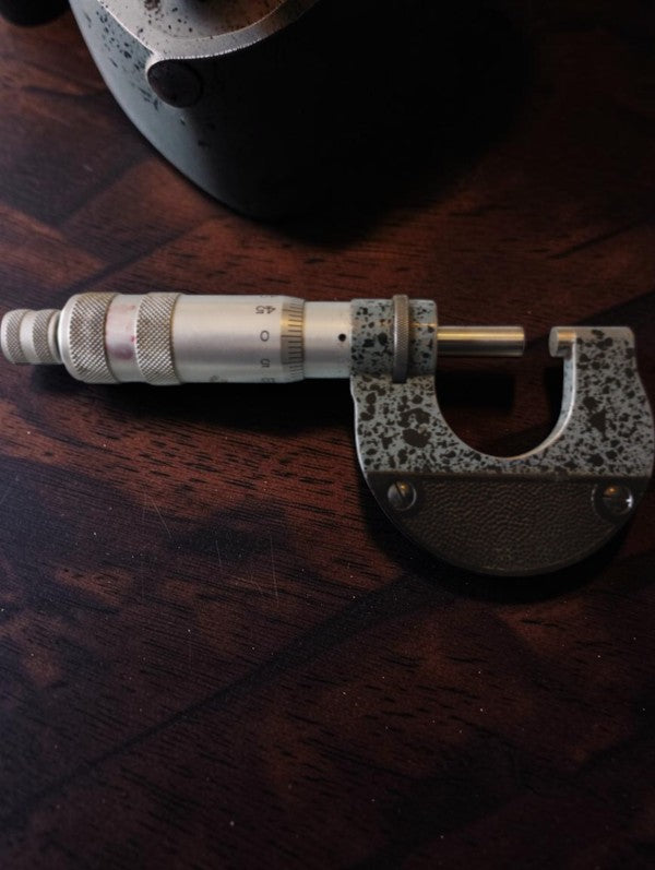 Fr. Keilpart & Co. Suhl buitenmicrometer 0–25 mm met etui