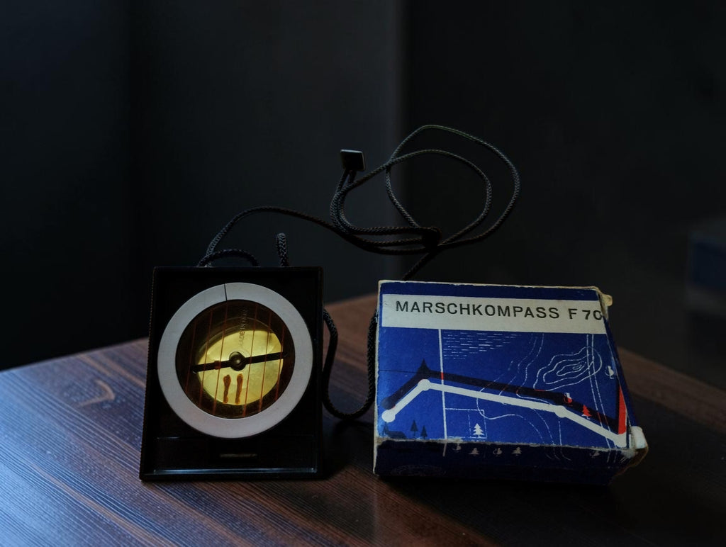 Freiberger Marschkompass F70 with box – slight mirror damage