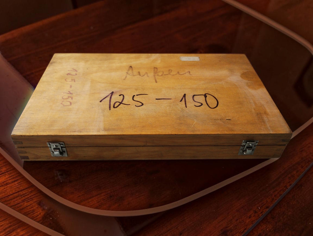 FMS Suhl outside micrometer 125–150 mm with wooden case
