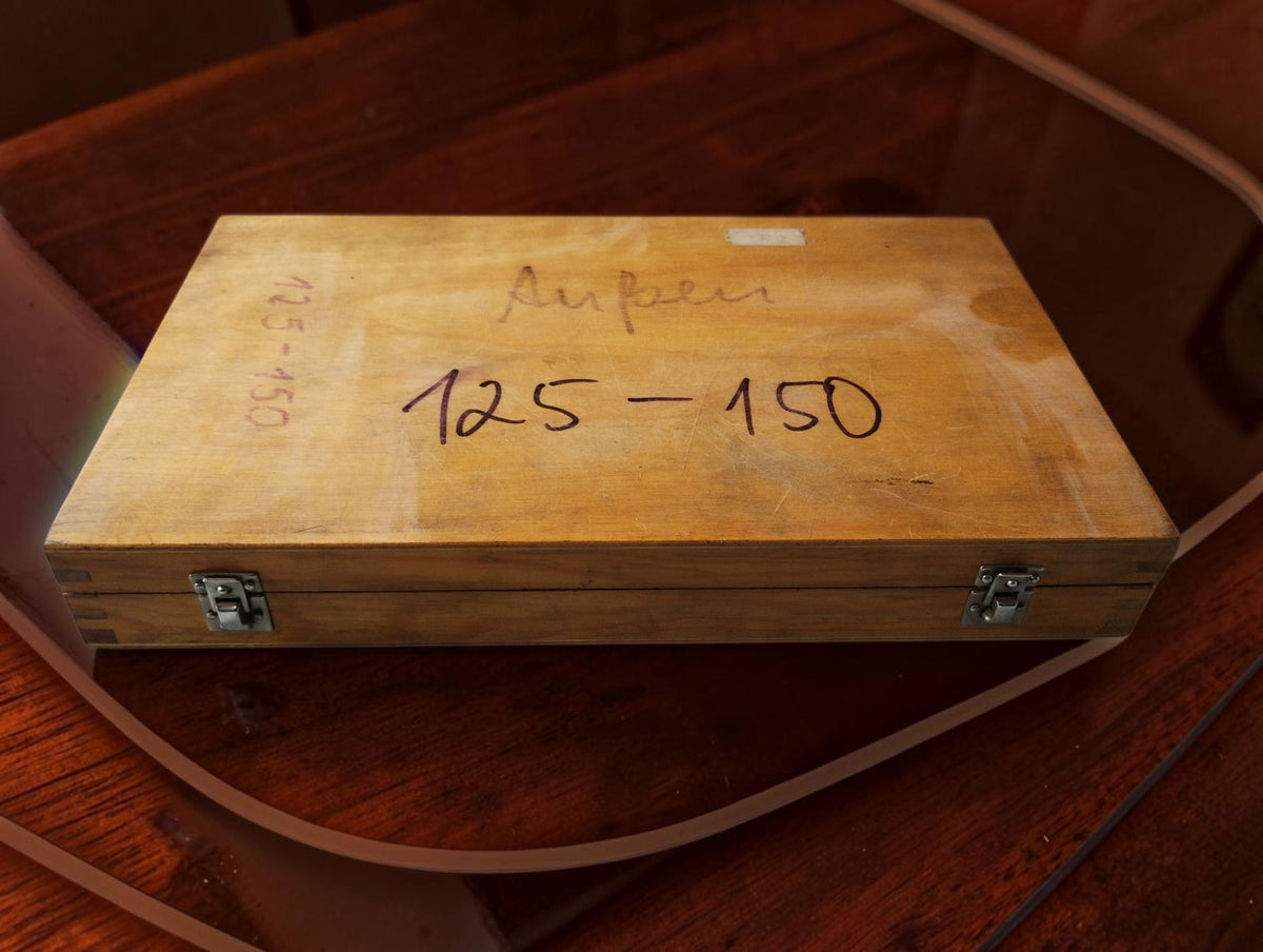 FMS Suhl outside micrometer 125–150 mm with wooden case