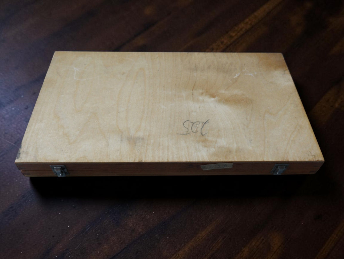 FMS Suhl outside micrometer 200–225 mm with wooden case