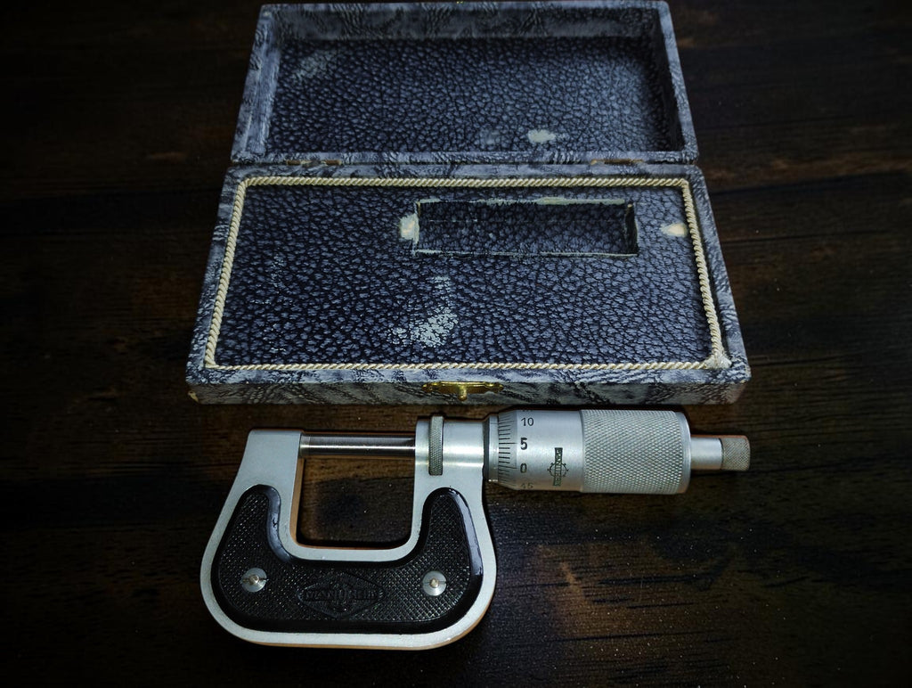 Pankratz external micrometer 0–25 mm with case – German origin according to seller