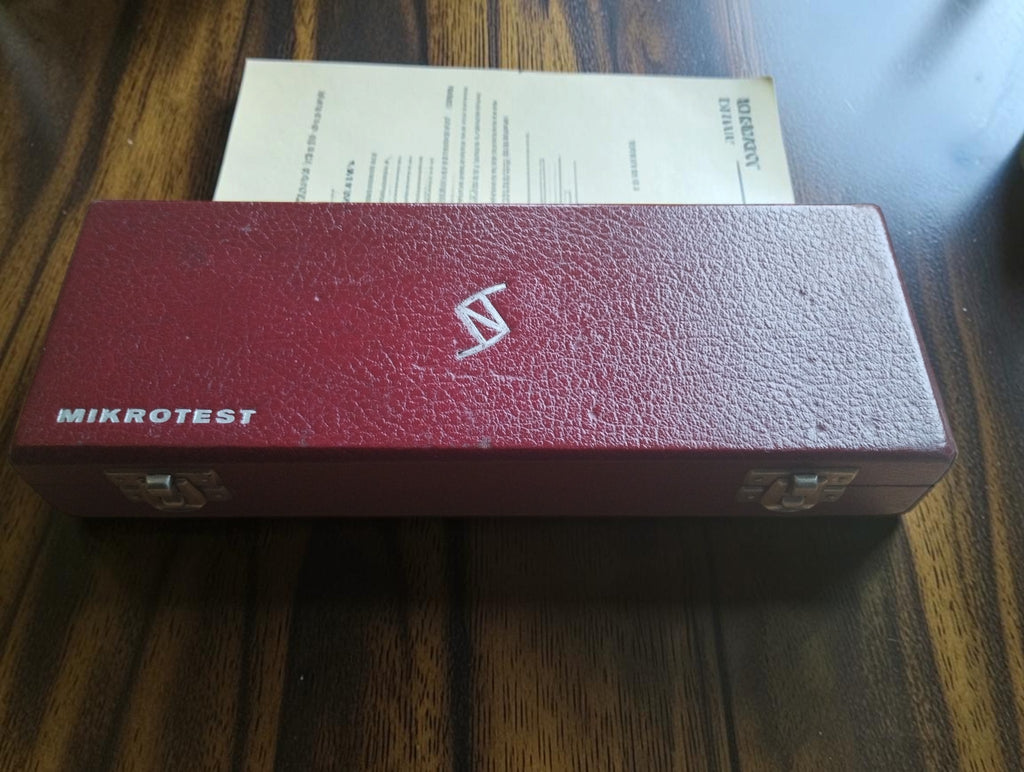 ElektroPhysik Köln Mikrotest Magnetic Coating Thickness Gauge with Case and Instructions
