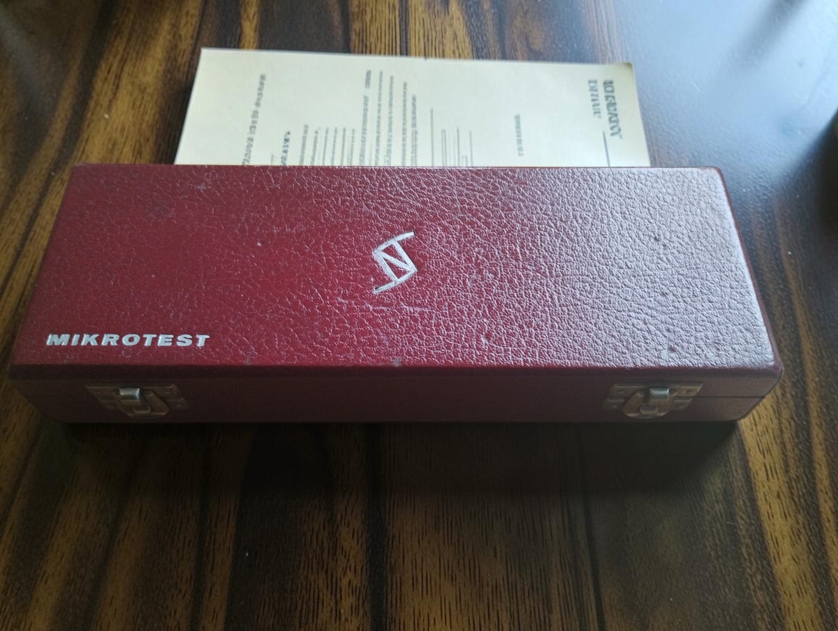 ElektroPhysik Köln Mikrotest Magnetic Coating Thickness Gauge with Case and Instructions
