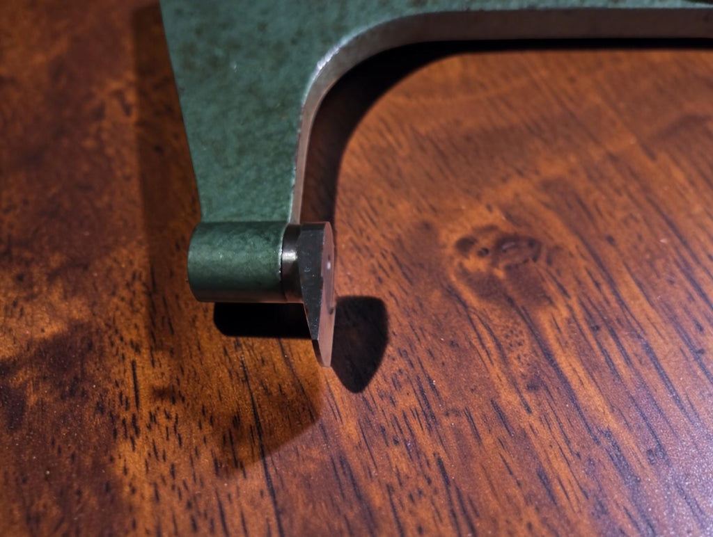 FMS / Keilpart Suhl schijfmicrometer 175–200 mm met houten greepvlakken