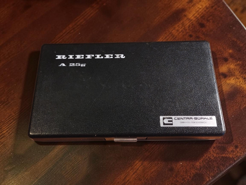 Riefler A 25g precisie-passerset met cassette, poetsdoek en papier