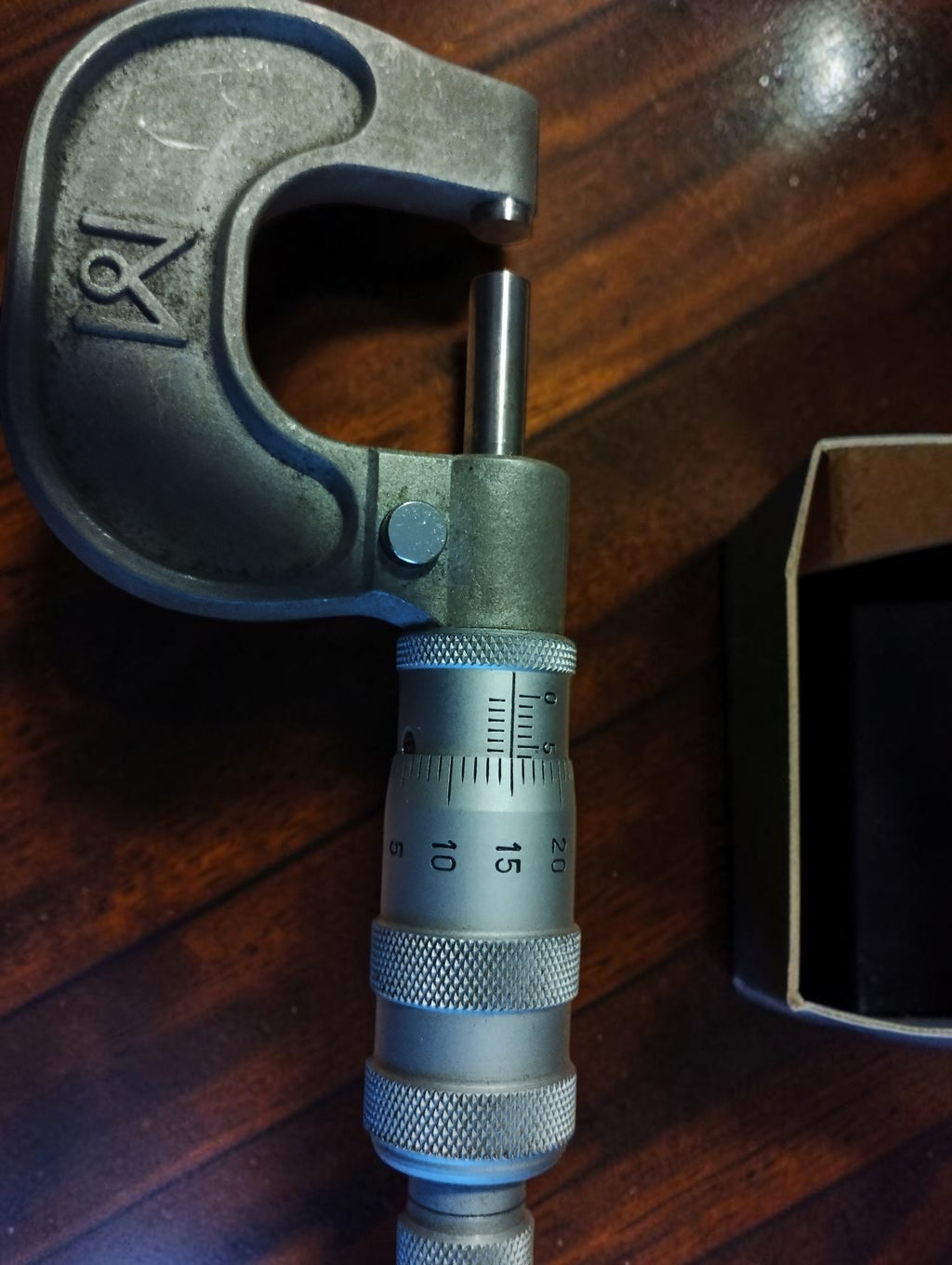 Mauser 0–25 mm schroefmaat met zwarte opbergdoos