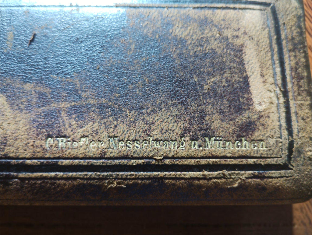 C. Riefler tekenpasserset met beklede cassette – Nesselwang en München