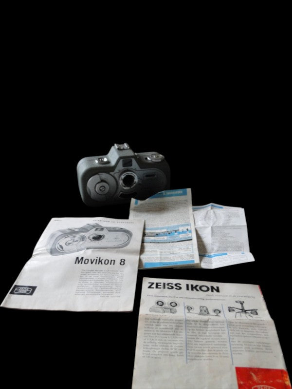 Zeiss Ikon Movinette 8B 8mm Film Camera with 1960 Documents