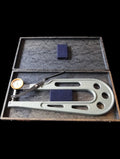 Vintage DDR VEB Freiberg Dial Sheet Gauge No. 830a in Case