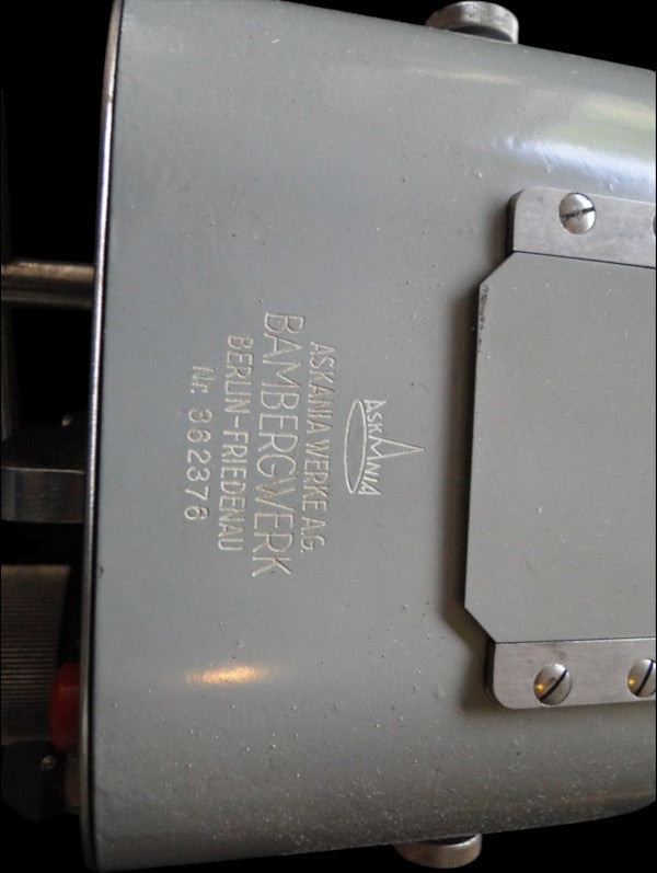 Askania hand vibrograph viewed from above