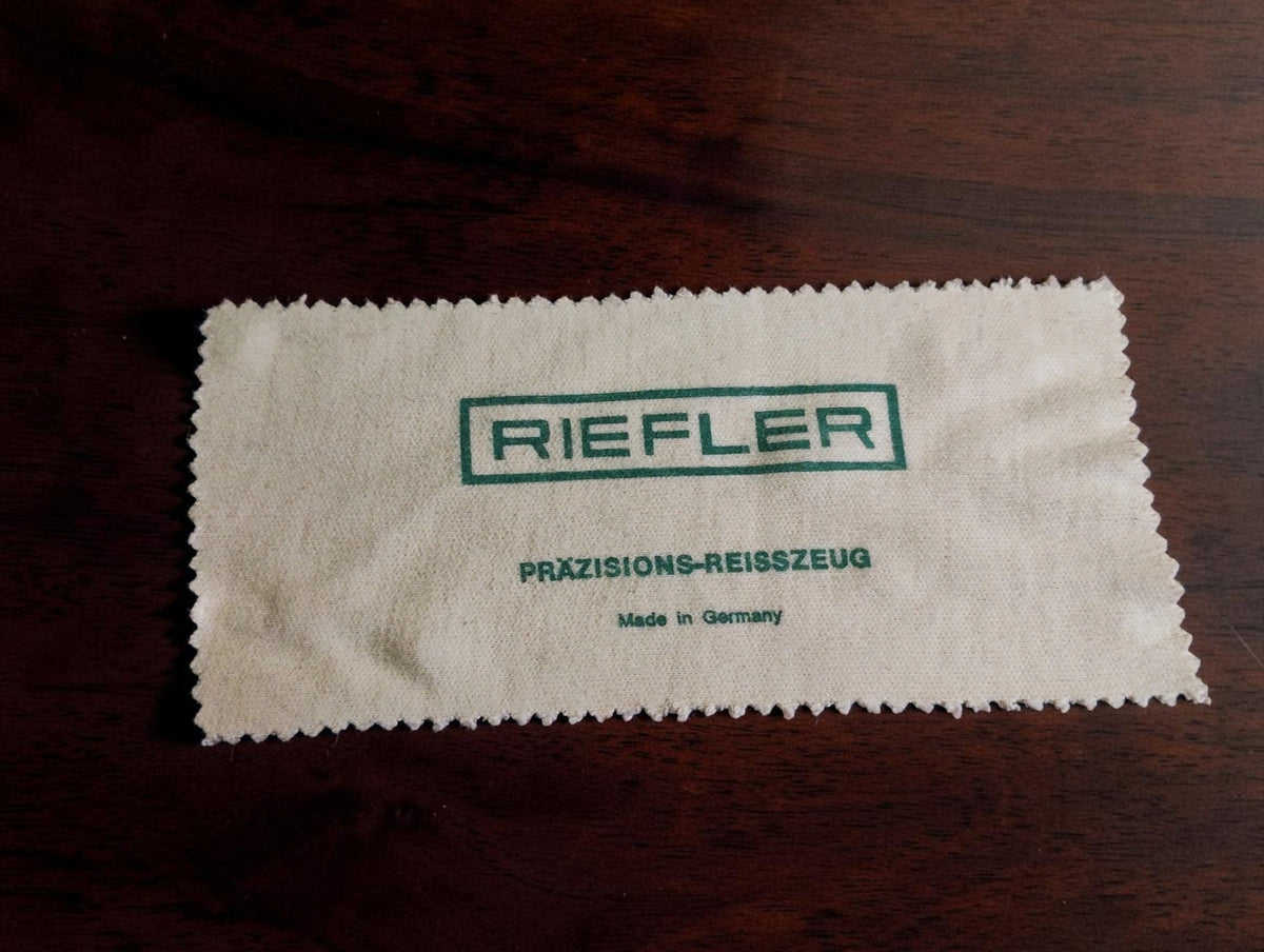 Riefler A 25g precisie-passerset met cassette, poetsdoek en papier